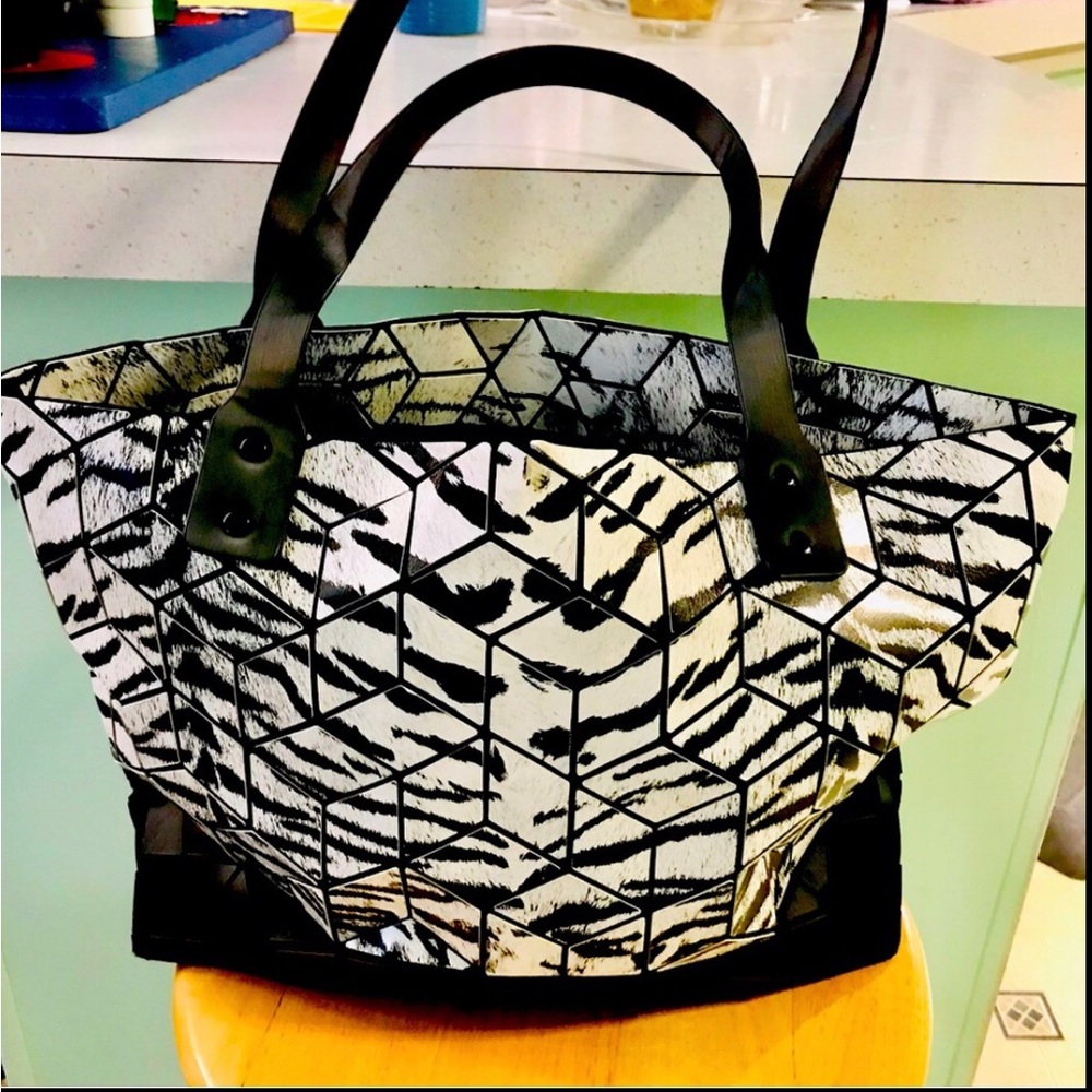 Patrizia Luca Geo Zebra Tote Bag